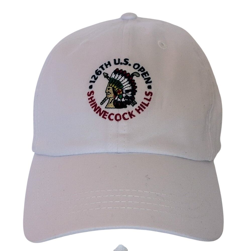 Peter Millar 126th U.S. Open Shinnecock Hills Golf Hat Adjustable White Men's